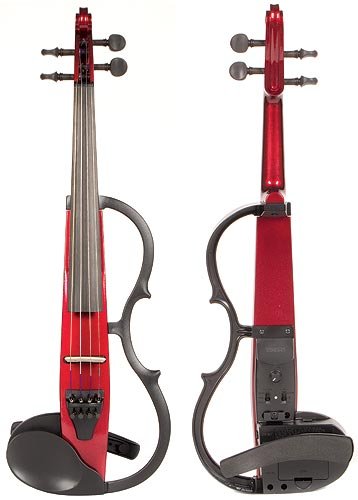 Yamaha SV-130 Concert Select Silent Electric Candy Apple Red 44 Violin