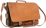 David King Leather Porthole Briefcase
