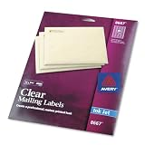 Avery Ink Jet Clear Address Labels, 1/2 X 1-3/4, 2000 Per Pack (AVE8667)