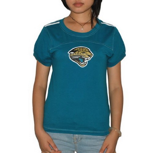 Womens NFL Team Apparel Jacksonville Jaguars Short Sleeve T-Shirt / Tee (Size:XL)