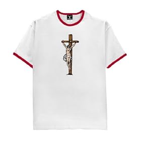 Christ on Cross - Ringer T-Shirt