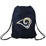 St. Louis Rams Navy Blue Nylon Drawstring Backpack