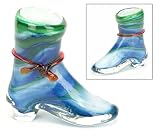 100% Handcraft Murano Glass Art Boot Vases