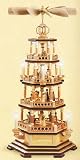 Weihnachtspyramiden 4-stöckige Pyramide - Heilige Geschichte - 72 cm - 230 V Elektromotor