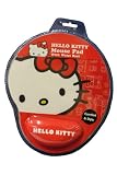 Hello Kitty Red Mouse Pad with Wrist Rest