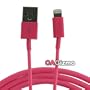 Cagizmo [10 colors available]Hot Pink 1 Meter 8 Pin Power & Data Sync Charging Charger USB Cable for iPhone 5 (4640-4)