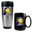 Indiana Pacers Stainless Travel Mug & Coffee Cup Set