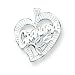Sterling Silver Grandma Charm with 20 inch Sterling Silver Chain