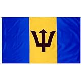 Barbados Flag Polyester 3 ft. x 5 ft.