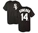 Paul Konerko Youth T-Shirt - Chicago White Sox #14 Paul Konerko Name and Number S/S Black Tee - L 14-16