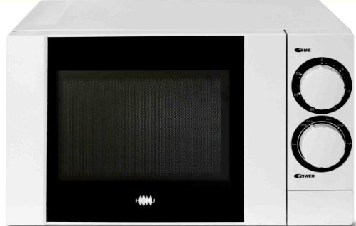 Heru MW 37709 Mikrowelle / 700 Watt / 17 Liter / Auftaufunktion / wei&szlig;