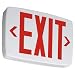 Lithonia Lighting LQMSW3R120/277ELNM6R Quantum Red LED Exit Light with Backup Battery