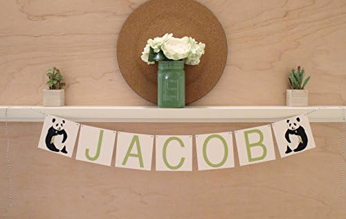 Panda Banner - Custom Name or Phrase Decoration