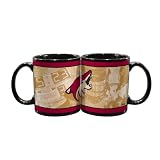 NHL Phoenix Coyotes 11-Ounce Black Nostalgic Mug (2 Pack)