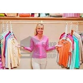 As Seen On TV Wonder Hangers - Save Space In Your Wardrobe And Cloakroom Closet - Pack of 8