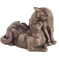 'Felix and Oscar' Bronze Cat Sculpture by Paul Jenkins