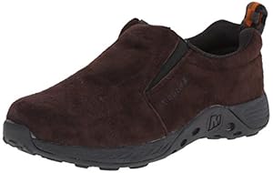 Merrell Jungle Moc Sport Slip On Shoe (Little Kid/Big Kid), Brown/Black, 11 W US Little Kid