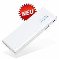 RAIKKO USB AccuPack 5200 - mobiler USB Ersatz-/Reiseakku, portabler USB Akku, wei� f�r iPhone, HTC, Blackberry, GPS, Handy, iPad, iPod, Nintendo, PSP, Samsung Galaxy, Motorola, View und viele andere (wei�) inkl. USB Netzteil und Transportbeutel