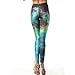 SOLILOR Galaxy Print Leggings