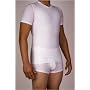 Mens Microfiber Compression Crew Neck T-shirt