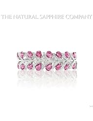 37.46cts of Natural Untreated Pink Sapphires set in an 18kw gold bracelet with 4.22cts of diamonds