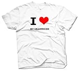 I Love My Smartphone T-Shirt – Black – Small By Trippin-ts