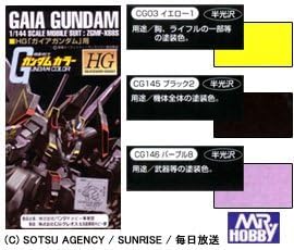Gundam color 109 HG for the "Gaia Gundam"