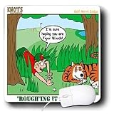Rich Diesslins Funny KNOTS Scouting Cartoons - Rough-ing it in Scouting - Golf - Mouse Pads