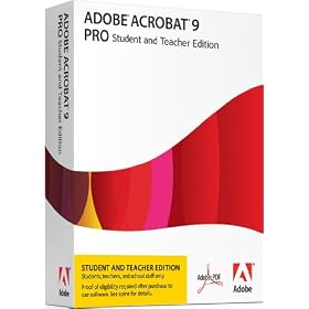 Adobe Acrobat Pro 9.0, Student and Teacher Version (PC)