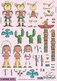 Eigenschaften Vielseidig Safuri / 3D-Stanzbogen Cowboy und Indianer 894202 SA