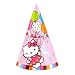 Amscan Hello Kitty Balloon Dreams 7" Party Cone Hats, 8-Count