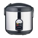 10 Cups Rice Cooker with Stainless Body