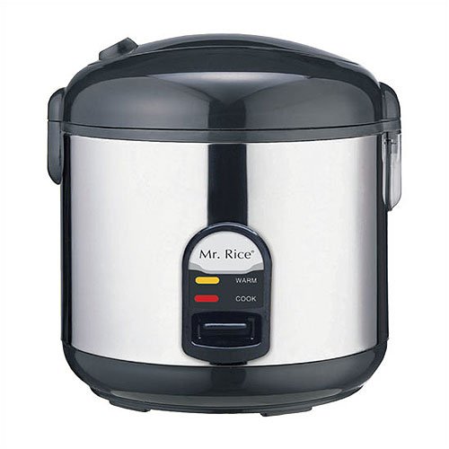 10 Cups Rice Cooker with Stainless Body