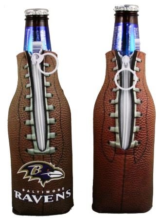 BALTIMORE RAVENS BOTTLE COOLIE KOOZIE COOLER COOZIE