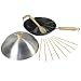 Dexam 34 cm (14 inches) 8 Piece Heavy Gauge Non Stick Carbon Steel Wok Set