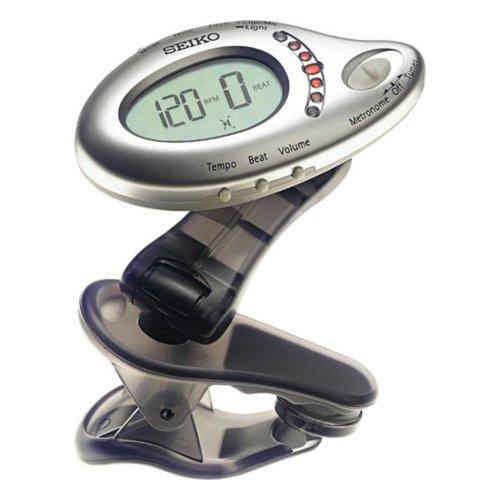 ASIN:B000EELDFI:Seiko STMX1 Clip On Tuner/Metronome Tuner