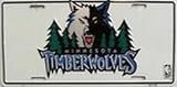 Minnesota Timberwolves NBA License Plate Plates Tag Tags auto vehicle car front