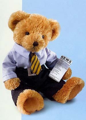 RUSS 12" Beary Special Teddies "Suits" Teddy Bear #34298