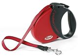 Eigenschaften Maxi-Pet 83443 / Flexi Hundeleine 83443 FLEXI COMFORT COMPACT 1 bis 20 kg, 5 m, rot/schwarz (rot)