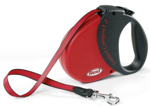flexi Hundeleine 83443 Comfort Compact 1 bis 15 kg, 5 m, rot/schwarz (rot) Preisvergleich