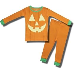 Glow in the Dark Pumpkin Pajamas for Infants