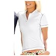 District Threads - Ladies Pima-Tek Sport Shirt w/ Contrast Stitching (DT216)