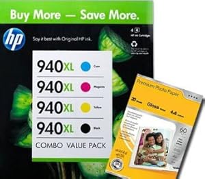 HP 940XL Multipack Lot de 4 cartouches d'encre pour HP Officejet Pro