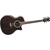 Dean Exotica Walnut Acoustic-Electric Cutaway Guitar with Tuner Preamp