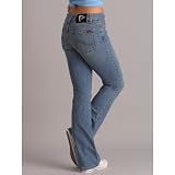 Atlanta Falcons Women's Cheerleader Boot Jeans - Medium Wash 2X31