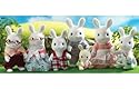 Sylvanian Families Celebration White Rabbit Family
