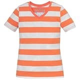 The Childrens Place tops Julep Striped V-neck Tee