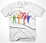 Michael Jackson Dance T Shirt For Men & Boys - White, 100% Heavy Cotton Novelty Tee Shirts in All Sizes-TSM19107