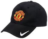 Nike Man Utd Club Cap Black - Size Adult