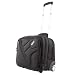 Powerbag Wheeled Brief Case with Battery for Charging Smartphones, Tablets and eReaders, Black (RFAP-0086F)